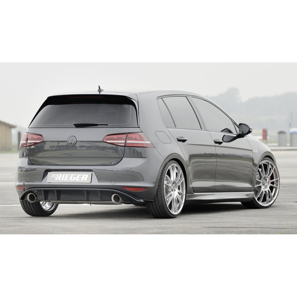 Rieger boční práh mont. strana pravá pro Volkswagen Golf 7 vč. GTD, GTI, R 3-dvéř., 5-dvéř., r.v. 04/13-, 06/13-, 10/12-, 12/13-, plast ABS bez povrchové úpravy