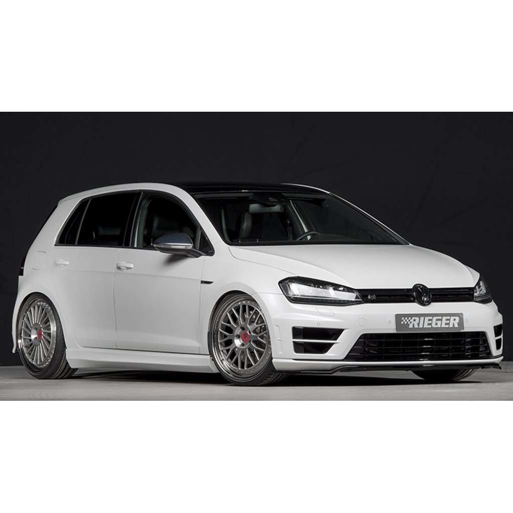Rieger boční práh mont. strana pravá pro Volkswagen Golf 7 vč. GTD, GTI, R 3-dvéř., 5-dvéř., r.v. 04/13-, 06/13-, 10/12-, 12/13-, plast ABS bez povrchové úpravy