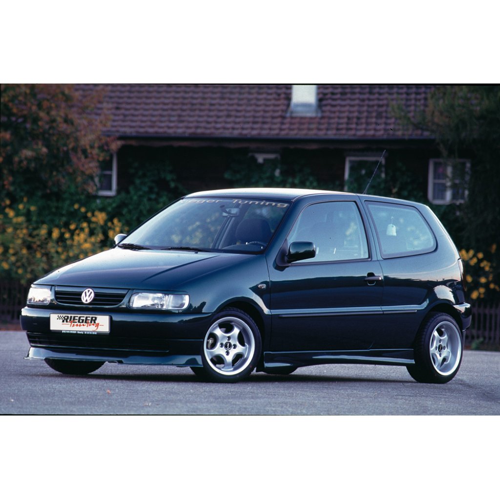 Rieger boční práh mont. strana pravá pro Volkswagen Polo 4 6N 3-dvéř., r.v. 10/94-01, plast ABS bez povrchové úpravy