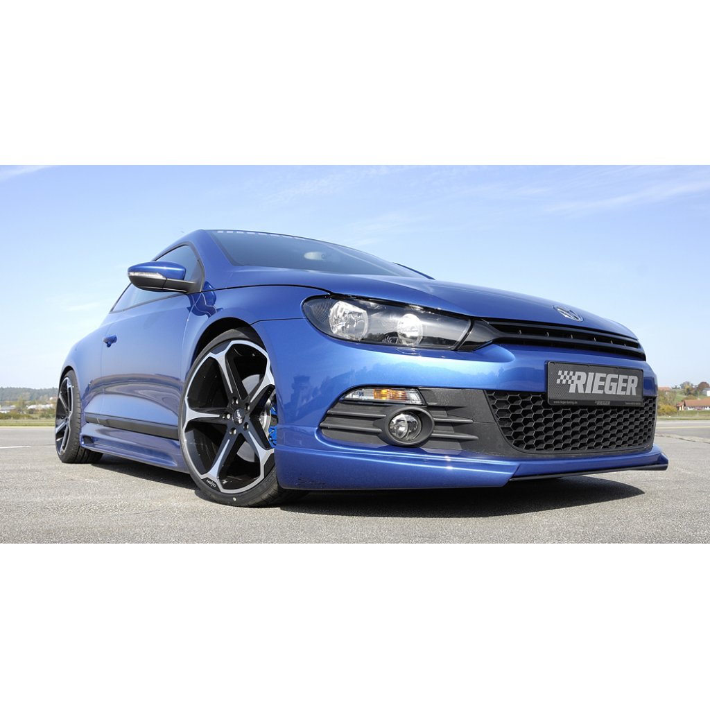 Rieger boční práh mont. strana pravá pro Volkswagen Scirocco 3 13 2-dvéř., r.v. 08/08-, plast ABS bez povrchové úpravy, s prolisem a výřezem