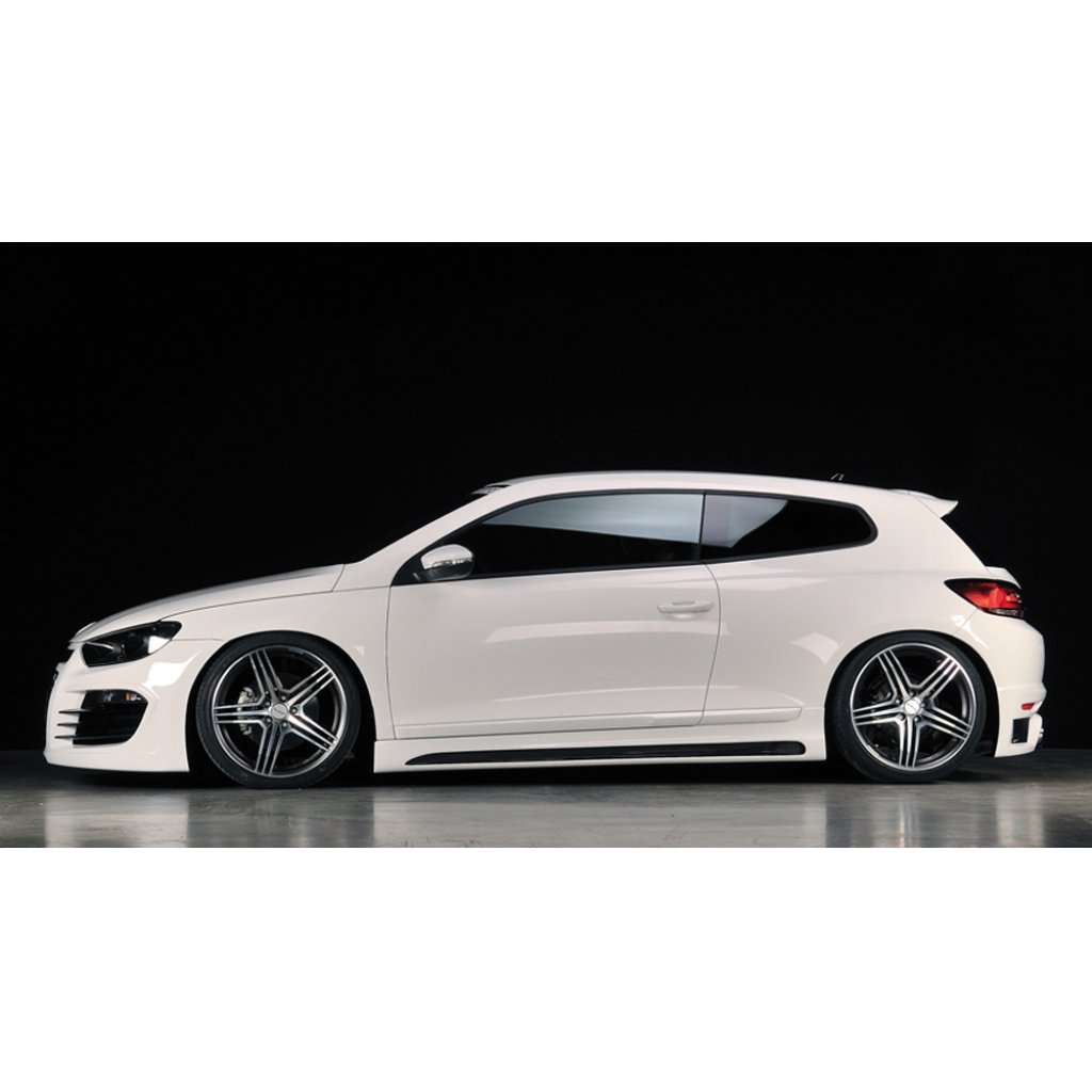 Rieger boční práh mont. strana pravá pro Volkswagen Scirocco 3 13 2-dvéř., r.v. 08/08-, plast ABS s povrchovou úpravou Carbon-Look, s prolisem a výřezem