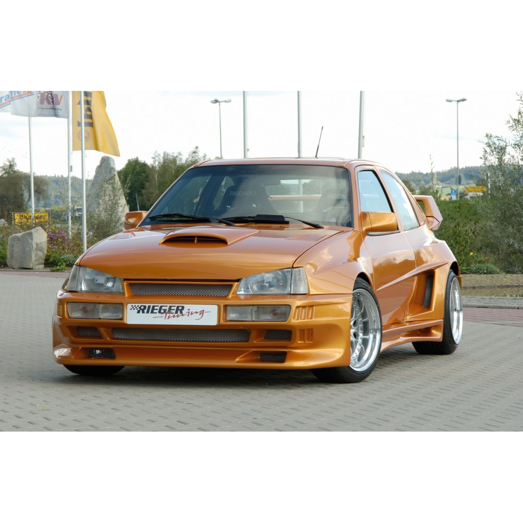 Rieger boční práh widebody II mont. strana levá pro Opel Kadett E 3-dvéř., r.v. 09/88-09/95, GFK (laminát)