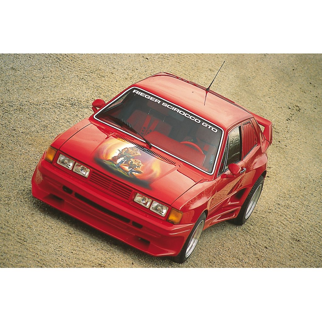 Rieger boční práh widebody II mont. strana levá pro Volkswagen Scirocco 1 kupé, r.v. 09/78-88, GFK (laminát)