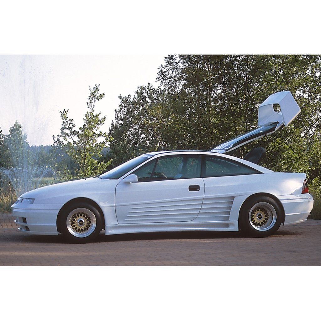 Rieger boční práh widebody III mont. strana levá pro Opel Calibra A 3-dvéř., r.v. 03/90-, GFK (laminát)