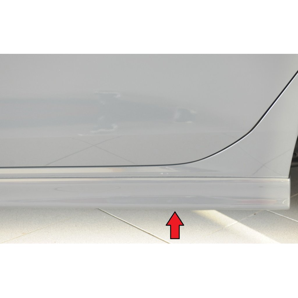 Rieger boční práh (XS) mont. strana levá pro Seat Leon 5F 5-dvéř., r.v. 01/17-, plast ABS bez povrchové úpravy