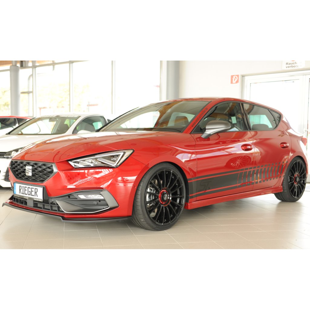 Rieger boční práh (XS) mont. strana levá pro Seat Leon KL 5-dvéř., r.v. 04/20-, plast ABS bez povrchové úpravy