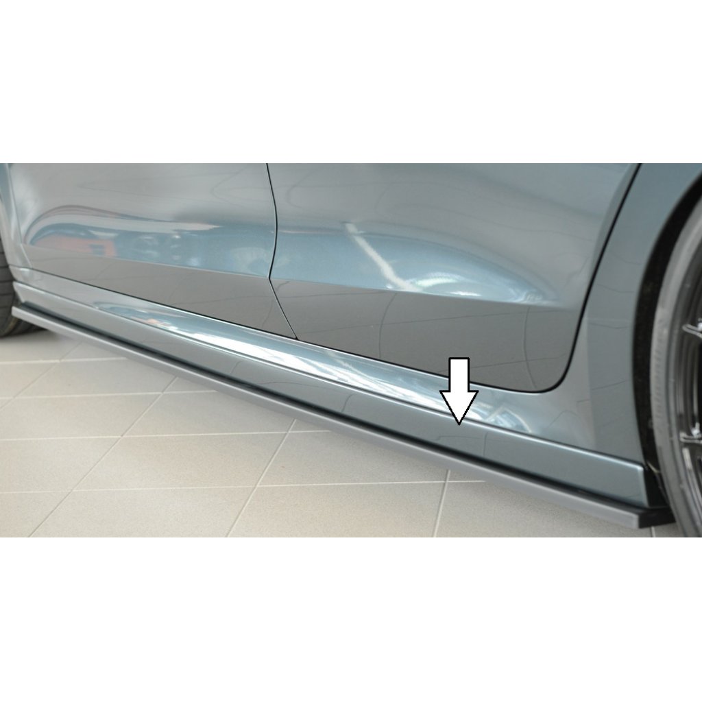 Rieger boční práh (XS) mont. strana levá pro Škoda Octavia RS NX combi, r.v. 07/20-, plast ABS bez povrchové úpravy