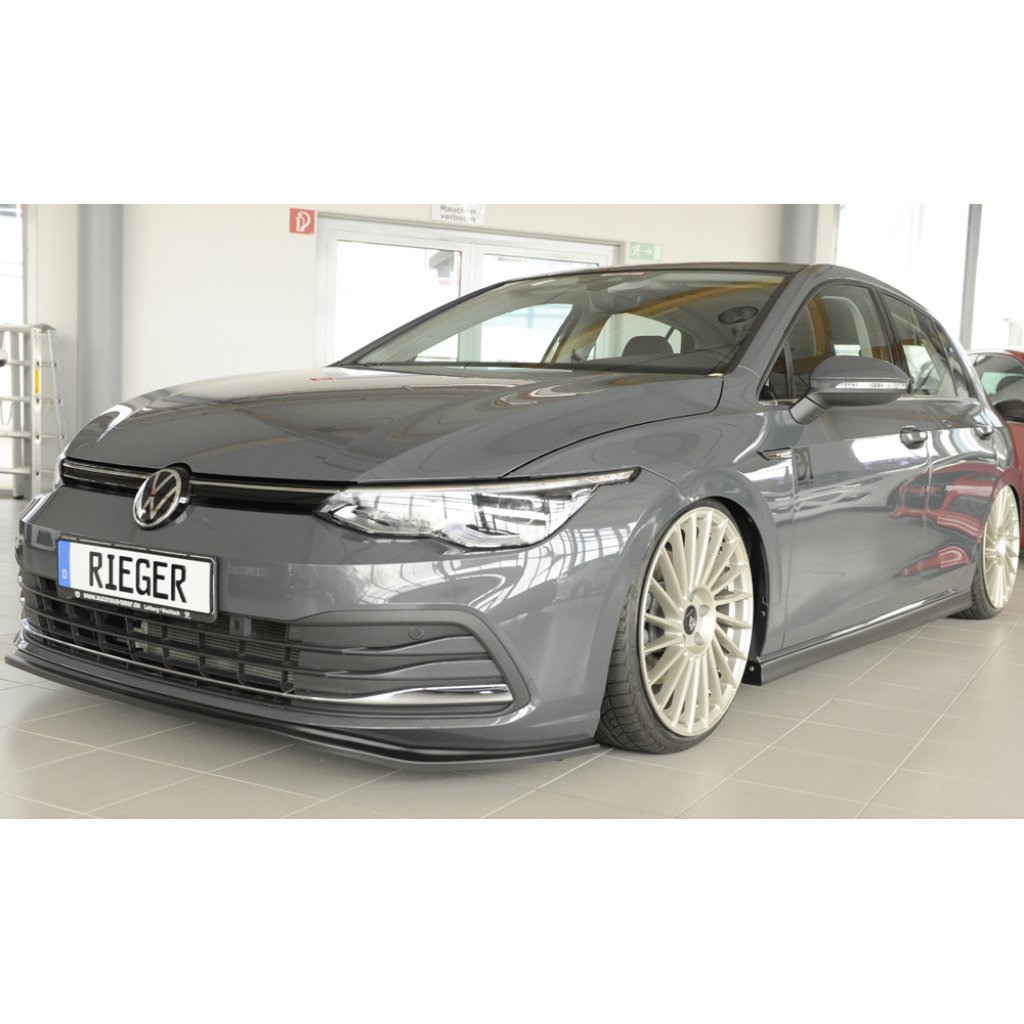 Rieger boční práh (XS) mont. strana levá pro Volkswagen Golf 8 3-dvéř., r.v. 12/19-, plast ABS bez povrchové úpravy