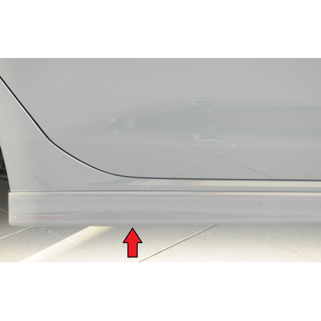 Rieger boční práh (XS) mont. strana pravá pro Seat Leon FR 5F 5-dvéř., r.v. 01/13-12/16, plast ABS bez povrchové úpravy