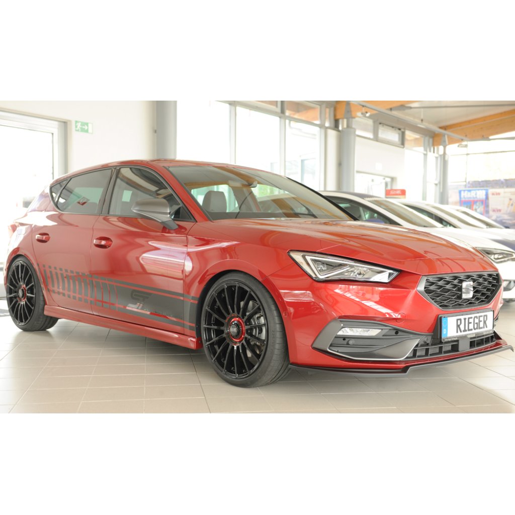 Rieger boční práh (XS) mont. strana pravá pro Seat Leon KL 5-dvéř., r.v. 04/20-, plast ABS bez povrchové úpravy