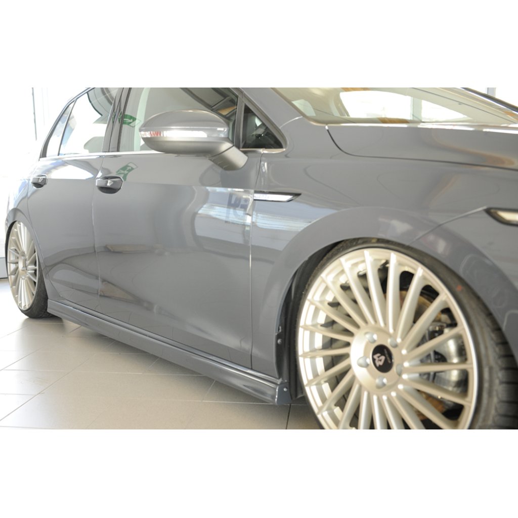Rieger boční práh (XS) mont. strana pravá pro Volkswagen Golf 8 3-dvéř., r.v. 12/19-, plast ABS bez povrchové úpravy