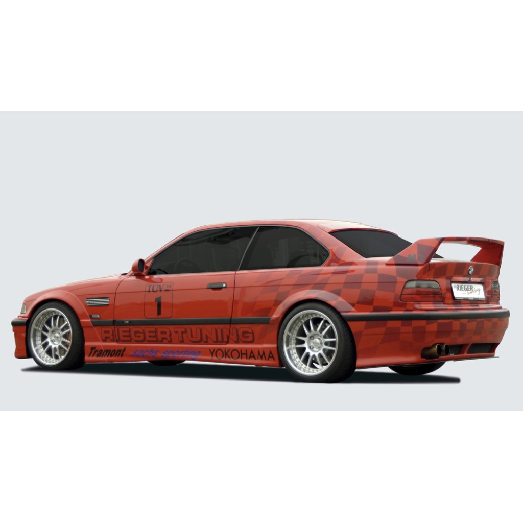 Rieger lem blatníku widebody II pro BMW řada 3 E36 kabriolet, kupé, GFK (laminát), mont. strana levá