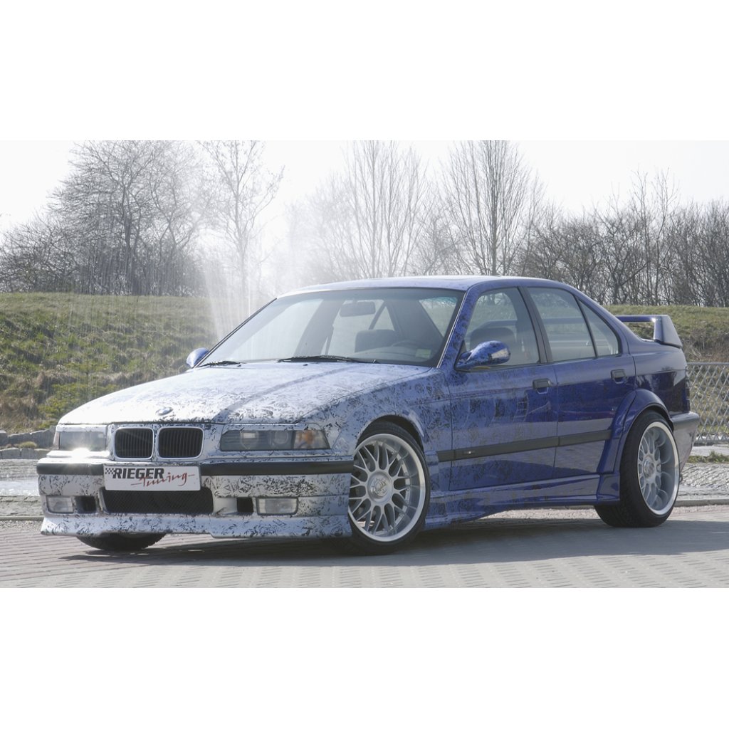 Rieger lem blatníku widebody II pro BMW řada 3 E36 sedan, GFK (laminát), mont. strana pravá