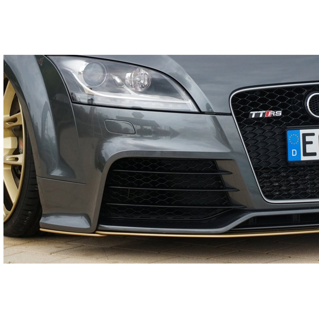 Rieger lipa pod přední nárazník na pravé straně pro Audi TT RS 8J kupé, 09/09-, plast ABS bez povrchové úpravy