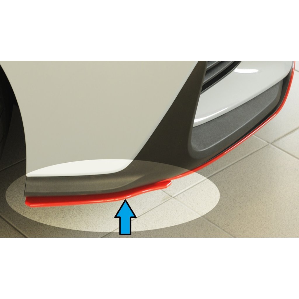 Rieger lipa pod přední nárazník na pravé straně pro Hyundai i30 N-Performance PDE 5-dvéř. (fastback), 5-dvéř. (hatchback), 07/17-, plast ABS bez povrchové úpravy