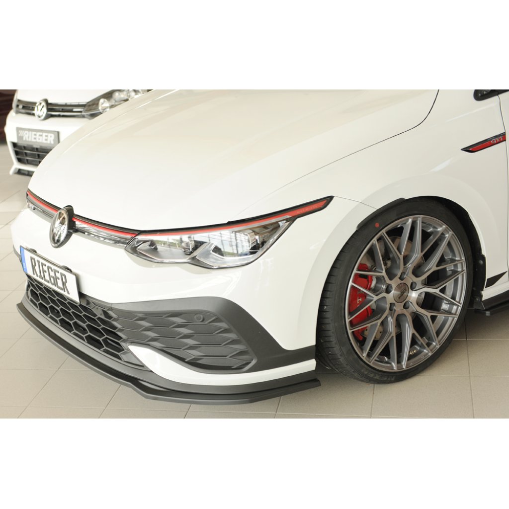 Rieger lipa pod přední nárazník pouze pro GTI Clubsport pro Volkswagen Golf 8 GTI Clubsport 5-dvéř., 10/20-, plast ABS bez povrchové úpravy