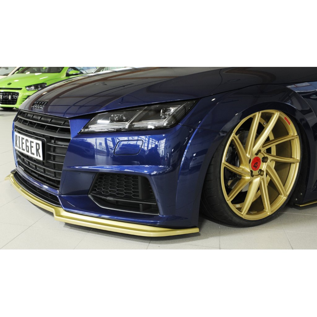 Rieger lipa pod přední nárazník pro Audi TT 8J-FV, 8S kupé, roadster vč. faceliftu, 07/14-08/18, 09/18-, plast ABS bez povrchové úpravy
