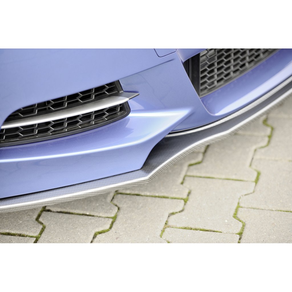 Rieger lipa pod přední nárazník pro BMW řada 1 F20, F21 sedan / 2-dvéř., sedan / 4-dvéř. před faceliftem, 09/11-03/2015, 09/12-03/2015, plast ABS s povrchovou úpravou Carbon-Look