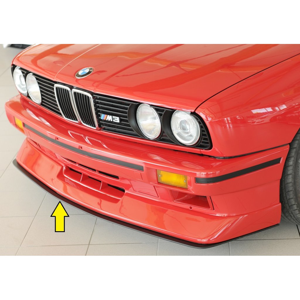 Rieger lipa pod přední nárazník pro BMW řada 3 E30 M3 kupé, 01/86-, plast ABS bez povrchové úpravy