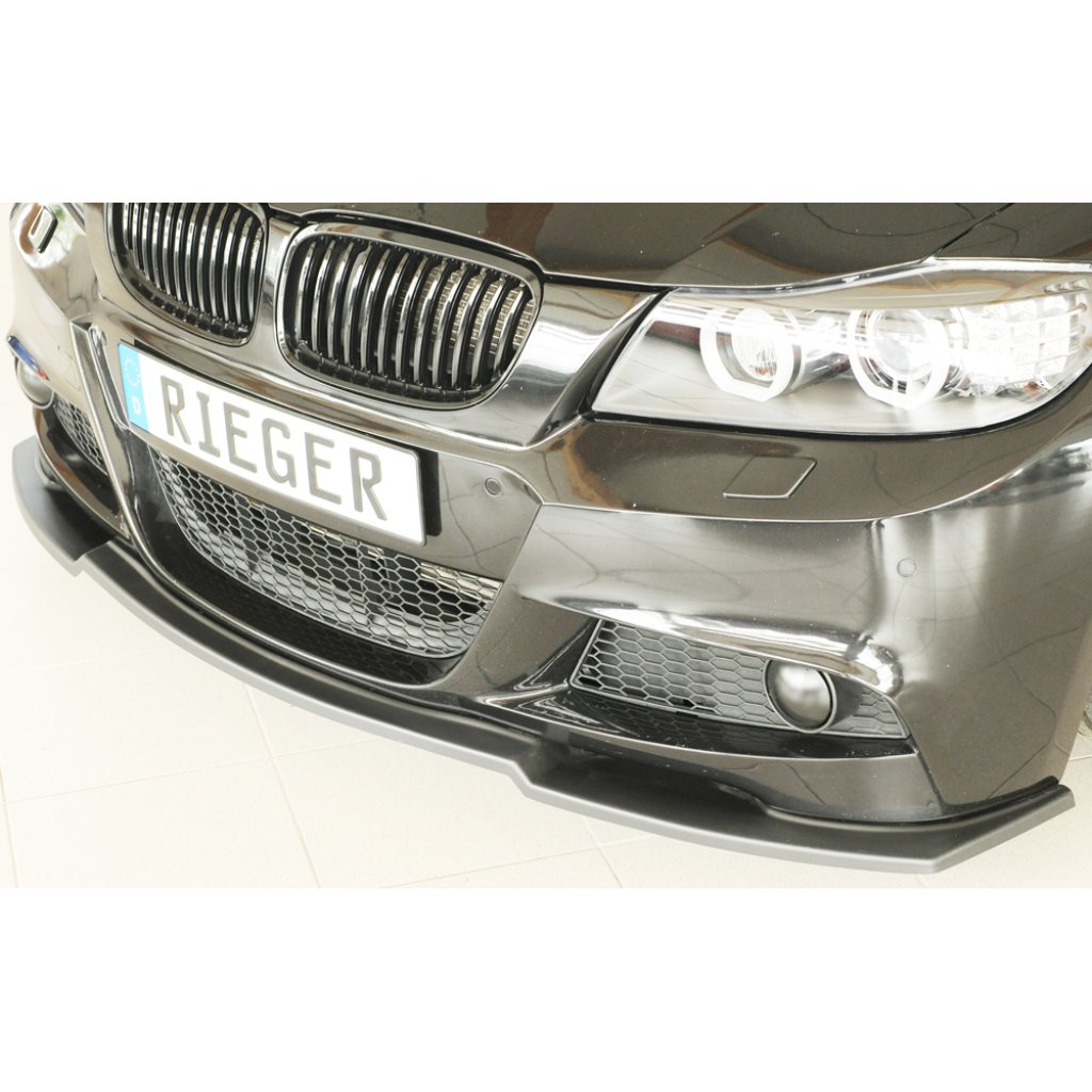 Rieger lipa pod přední nárazník pro BMW řada 3 E91 touring, 09/08-, plast ABS bez povrchové úpravy