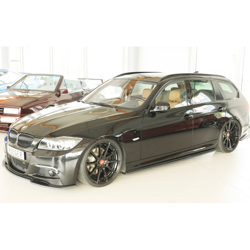 Rieger lipa pod přední nárazník pro BMW řada 3 E91 touring, 09/08-, plast ABS bez povrchové úpravy