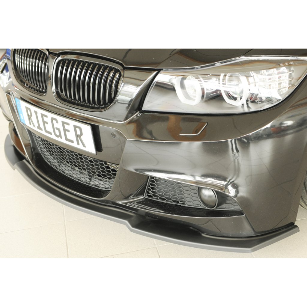 Rieger lipa pod přední nárazník pro BMW řada 3 E91 touring, 09/08-, plast ABS bez povrchové úpravy