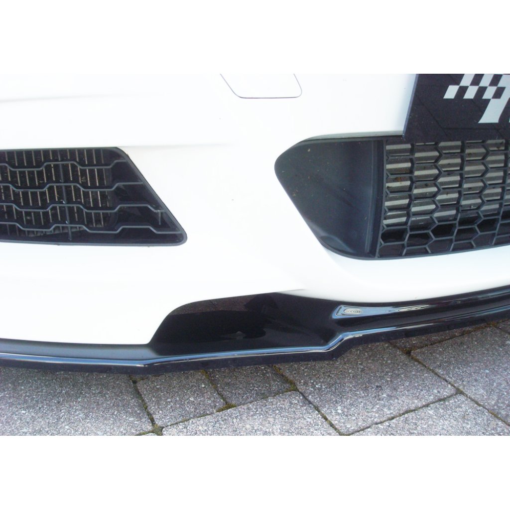 Rieger lipa pod přední nárazník pro BMW řada 3 F30, F31 sedan, touring vč. faceliftu, 02/12-06/15, 07/15-, 10/12-06/15, plast ABS lakovaný do černé lesklé barvy