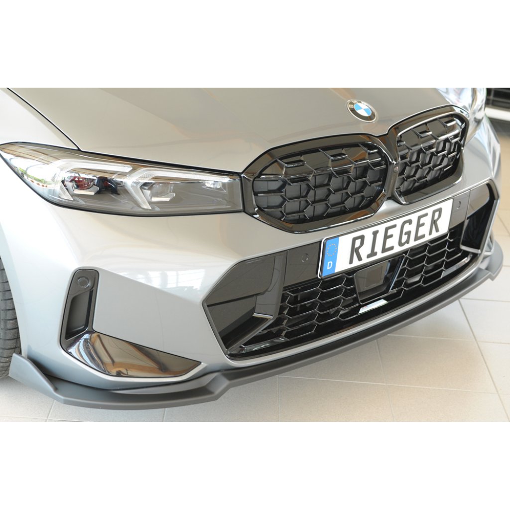 Rieger lipa pod přední nárazník pro BMW řada 3 G21 touring, 07/22-, plast ABS bez povrchové úpravy