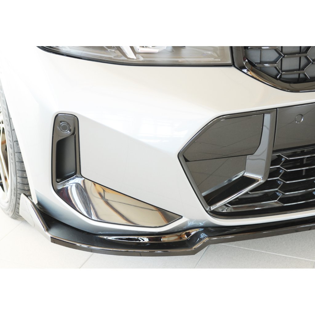 Rieger lipa pod přední nárazník pro BMW řada 3 G21 touring, 07/22-, plast ABS lakovaný do černé lesklé barvy