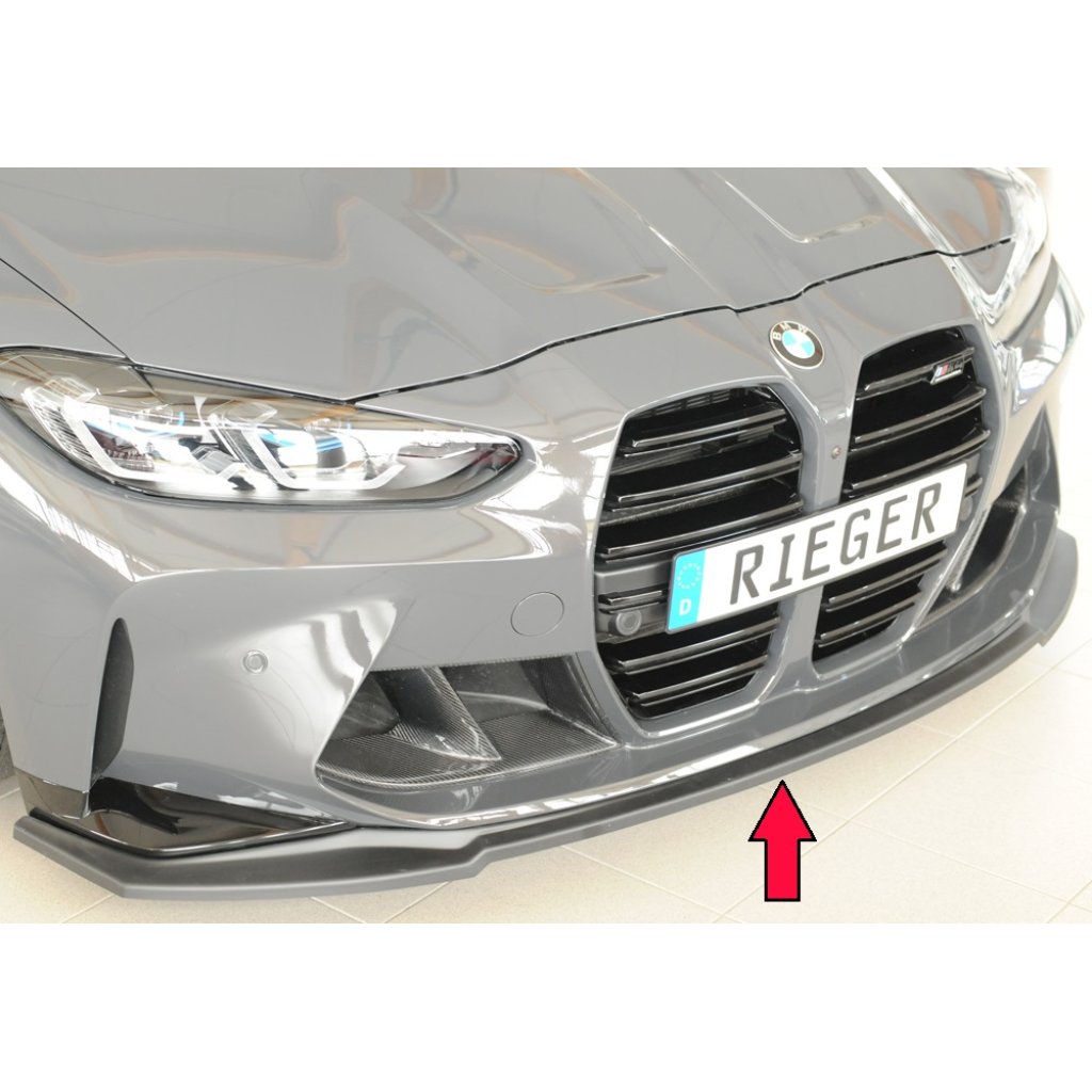 Rieger lipa pod přední nárazník pro BMW řada 3 G81 M3 touring, 07/22-, plast ABS bez povrchové úpravy