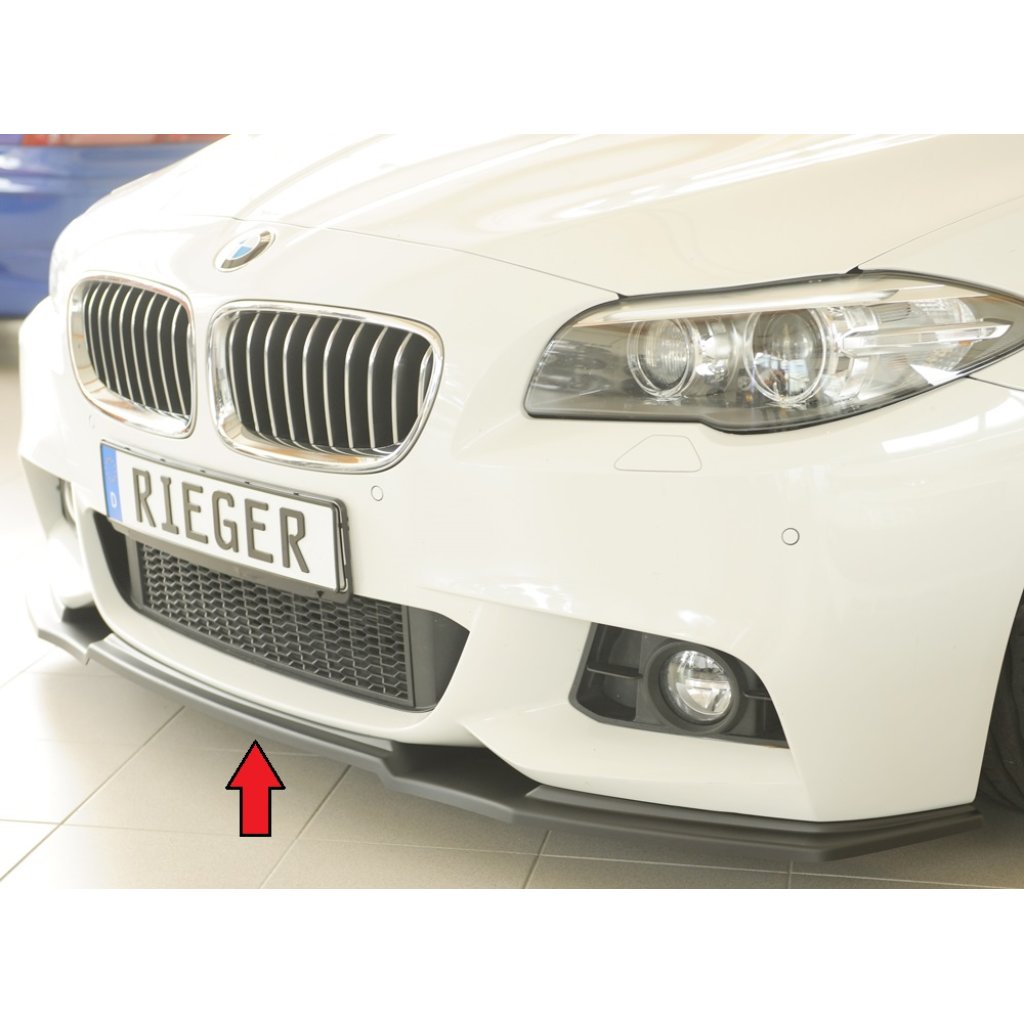 Rieger lipa pod přední nárazník pro BMW řada 5 F11 touring, 09/10-06/13, plast ABS bez povrchové úpravy