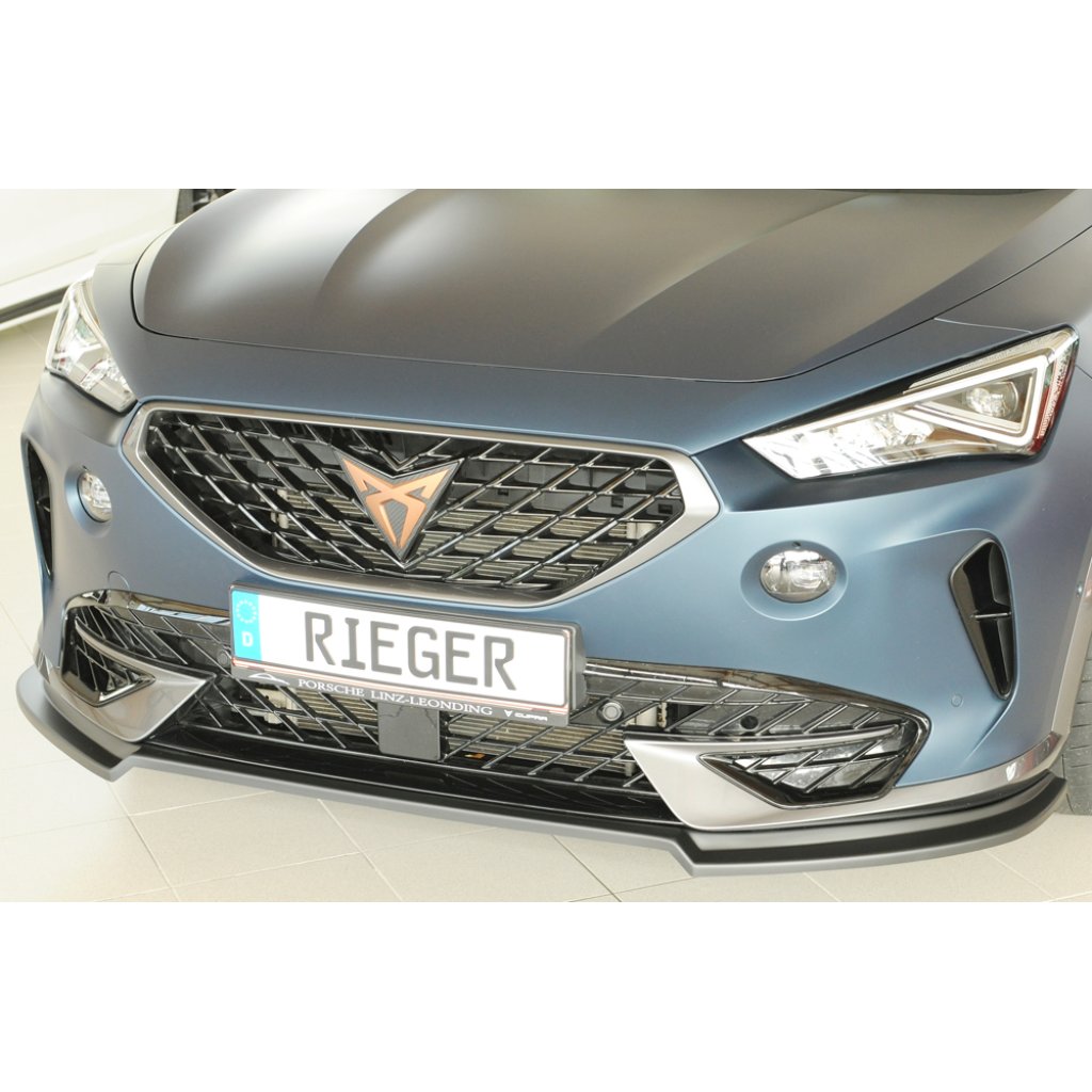 Rieger lipa pod přední nárazník pro Cupra Formentor VZ KM, 07/20-, plast ABS bez povrchové úpravy