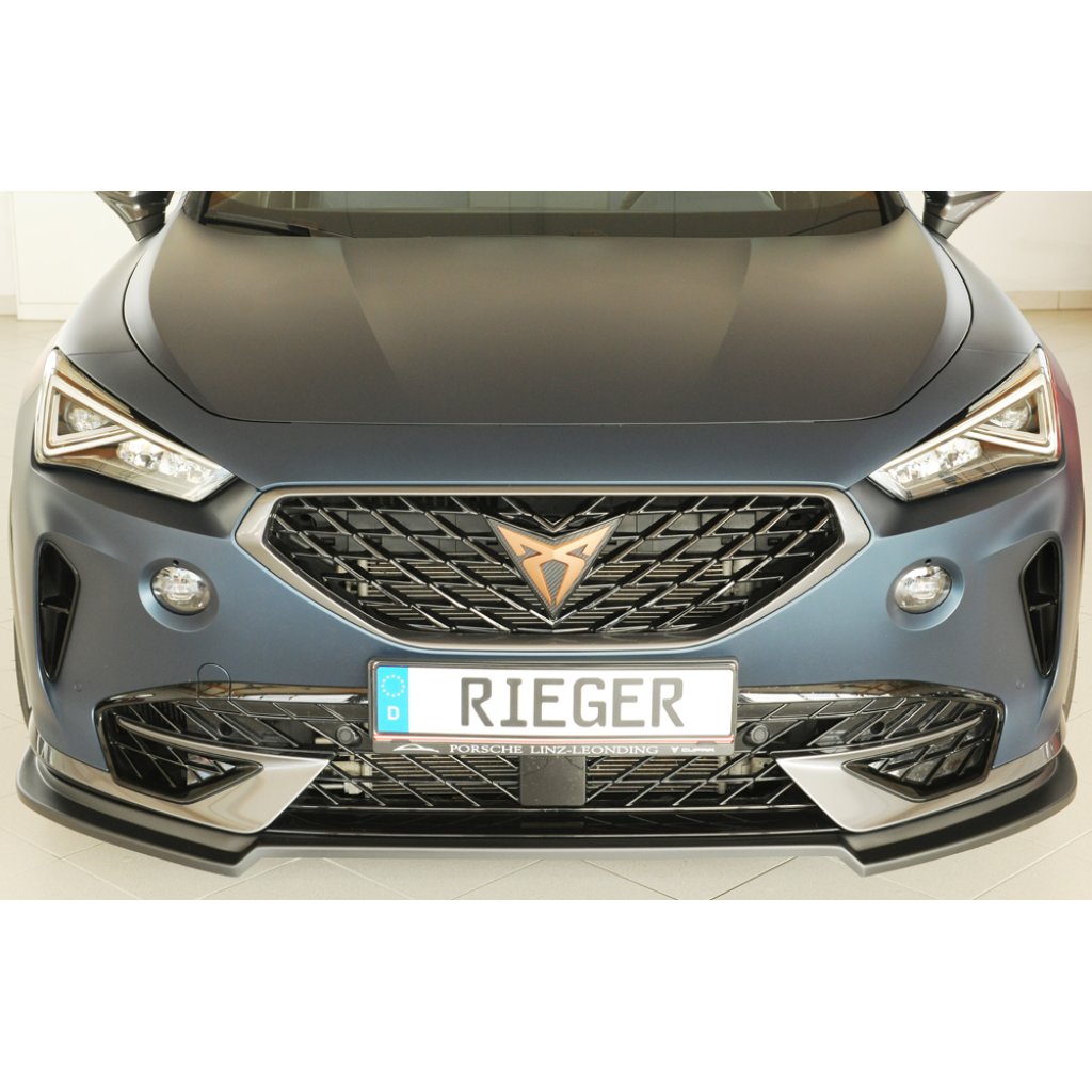 Rieger lipa pod přední nárazník pro Cupra Formentor VZ KM, 07/20-, plast ABS bez povrchové úpravy
