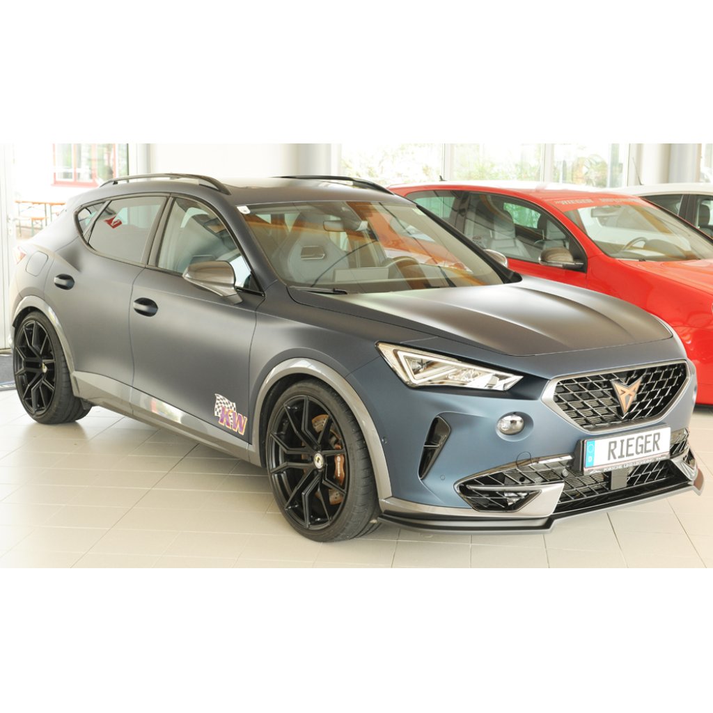 Rieger lipa pod přední nárazník pro Cupra Formentor VZ KM, 07/20-, plast ABS bez povrchové úpravy
