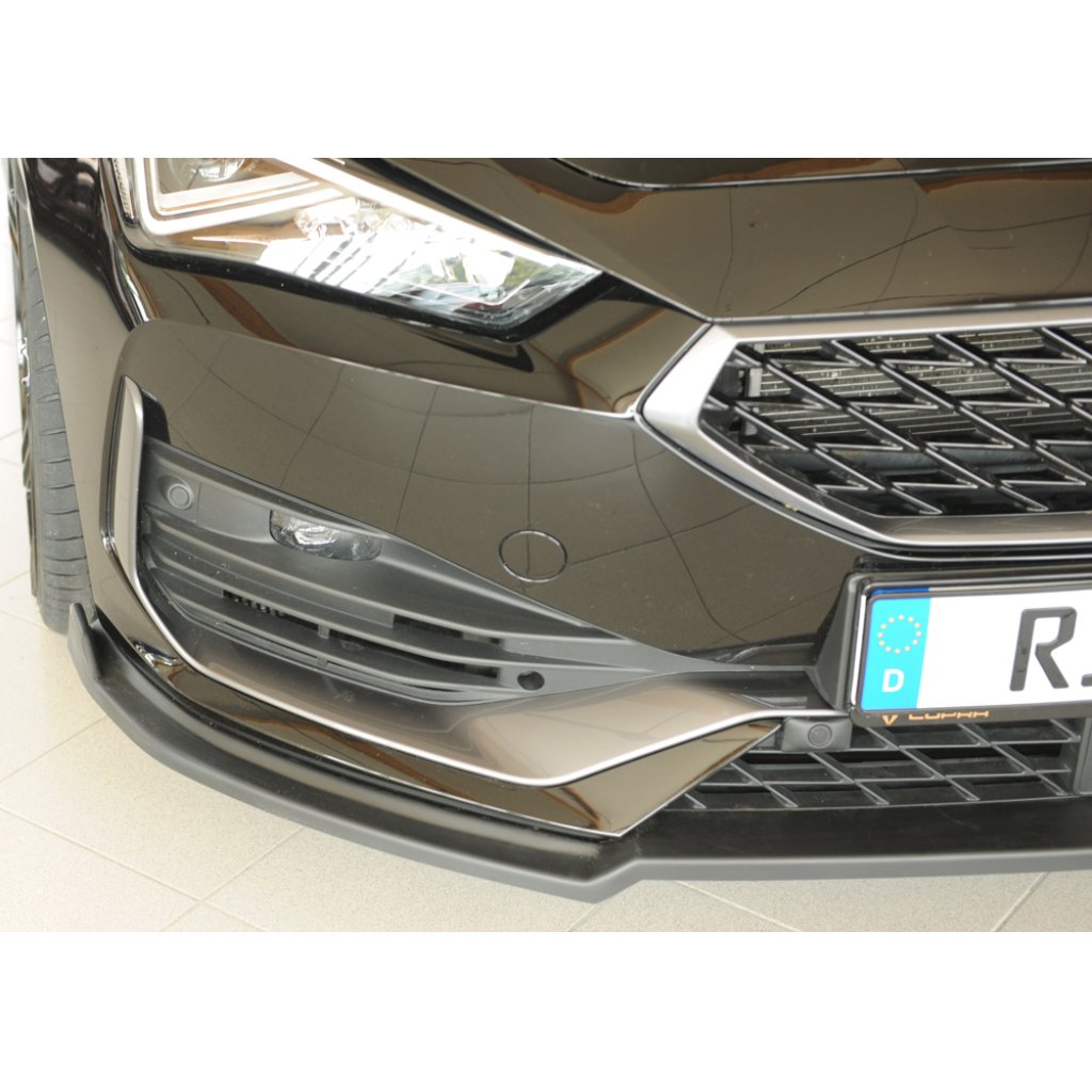 Rieger lipa pod přední nárazník pro Cupra Leon KL 5-dvéř. (ST/sportstourer), 09/20-, plast ABS bez povrchové úpravy