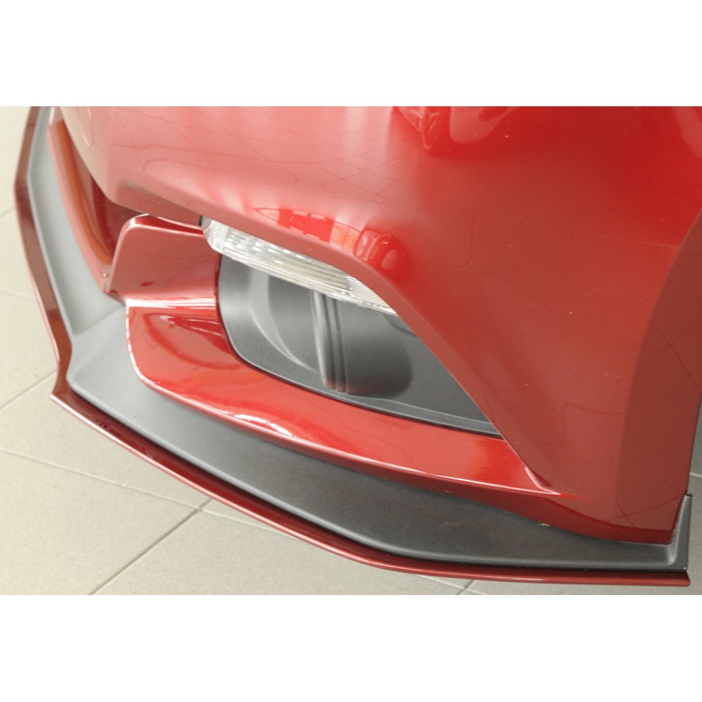Rieger lipa pod přední nárazník pro Ford Mustang 6 LAE kabriolet, kupé před faceliftem, 11/14-07/17, plast ABS bez povrchové úpravy