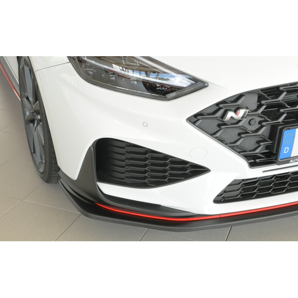 Rieger lipa pod přední nárazník pro Hyundai i30 N-Performance PDE 5-dvéř. (fastback), 05/21-, plast ABS bez povrchové úpravy