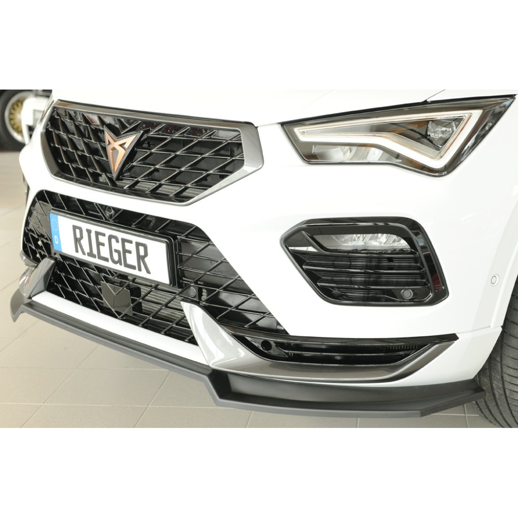 Rieger lipa pod přední nárazník pro Seat Ateca Cupra 5FP, 08/20-, plast ABS bez povrchové úpravy