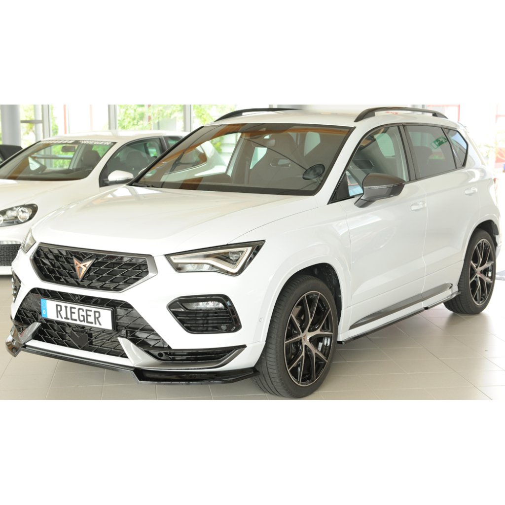 Rieger lipa pod přední nárazník pro Seat Ateca Cupra 5FP, 08/20-, plast ABS bez povrchové úpravy