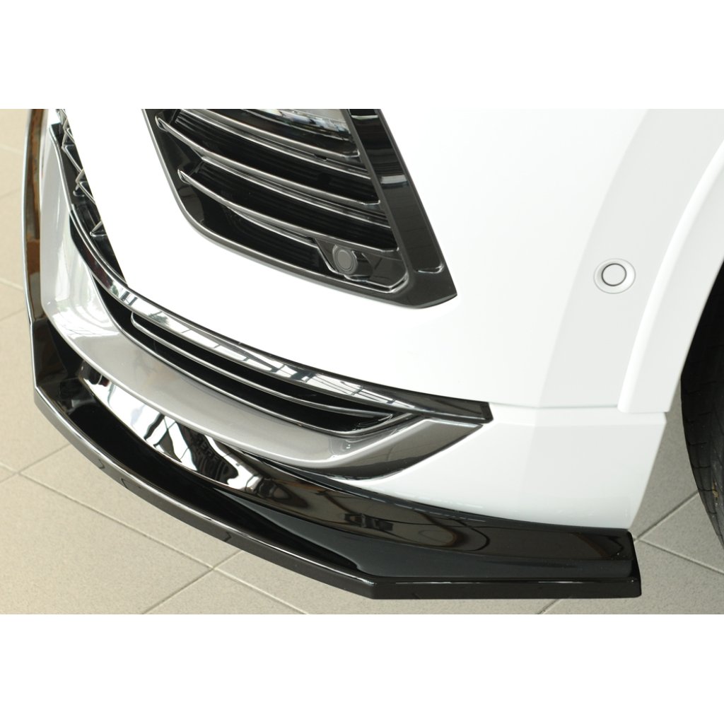 Rieger lipa pod přední nárazník pro Seat Ateca Cupra 5FP, 08/20-, plast ABS lakovaný do černé lesklé barvy