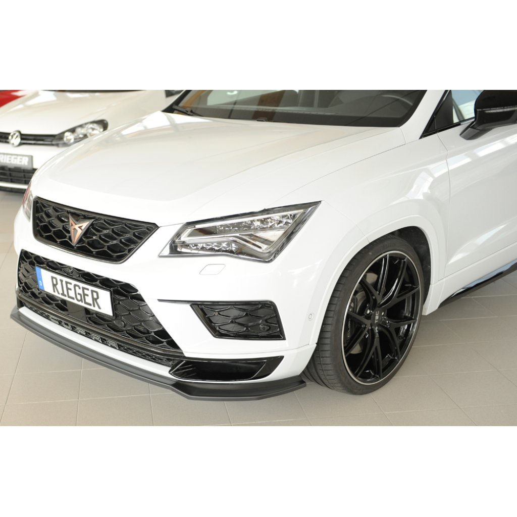 Rieger lipa pod přední nárazník pro Seat Ateca Cupra 5FP, 09/18-07/20, plast ABS bez povrchové úpravy