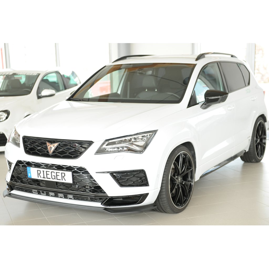 Rieger lipa pod přední nárazník pro Seat Ateca Cupra 5FP, 09/18-07/20, plast ABS bez povrchové úpravy