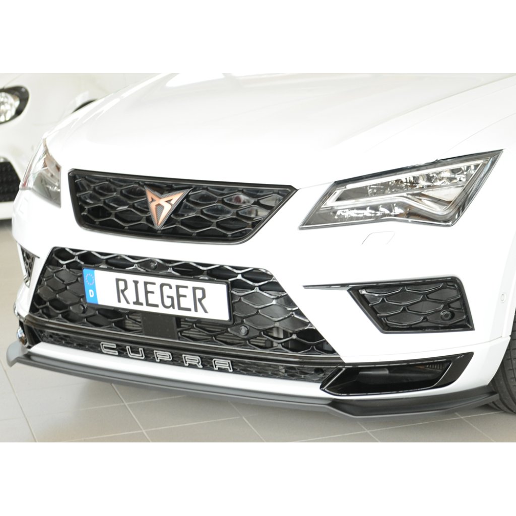 Rieger lipa pod přední nárazník pro Seat Ateca Cupra 5FP, 09/18-07/20, plast ABS bez povrchové úpravy