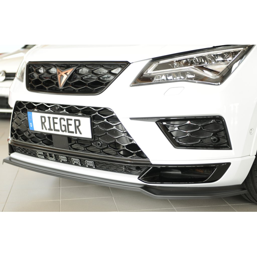 Rieger lipa pod přední nárazník pro Seat Ateca Cupra 5FP, 09/18-07/20, plast ABS bez povrchové úpravy