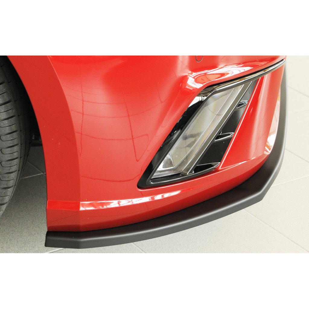 Rieger lipa pod přední nárazník pro Seat Ibiza KJ 5-dvéř., 01/17-, plast ABS bez povrchové úpravy