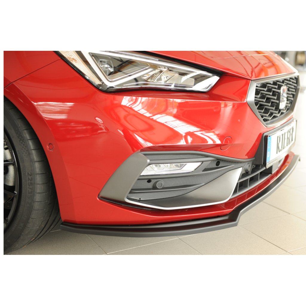 Rieger lipa pod přední nárazník pro Seat Leon KL 5-dvéř., 04/20-, plast ABS bez povrchové úpravy