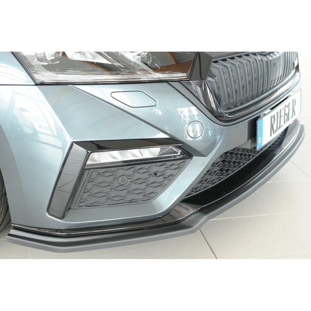 Rieger lipa pod přední nárazník pro Škoda Octavia RS NX combi, 07/20-, plast ABS bez povrchové úpravy