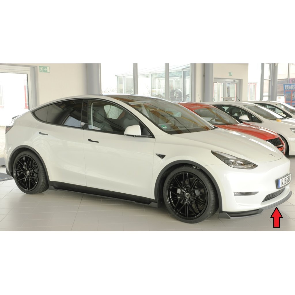 Rieger lipa pod přední nárazník pro Tesla Model Y 003, 03/20-, plast ABS bez povrchové úpravy