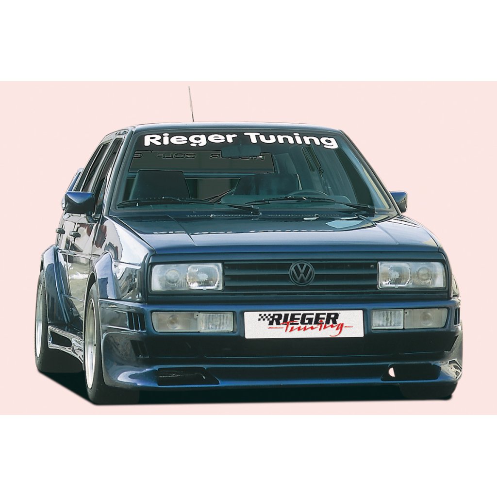Rieger lipa pod přední nárazník pro Volkswagen Golf 2, 83-91, plast ABS bez povrchové úpravy