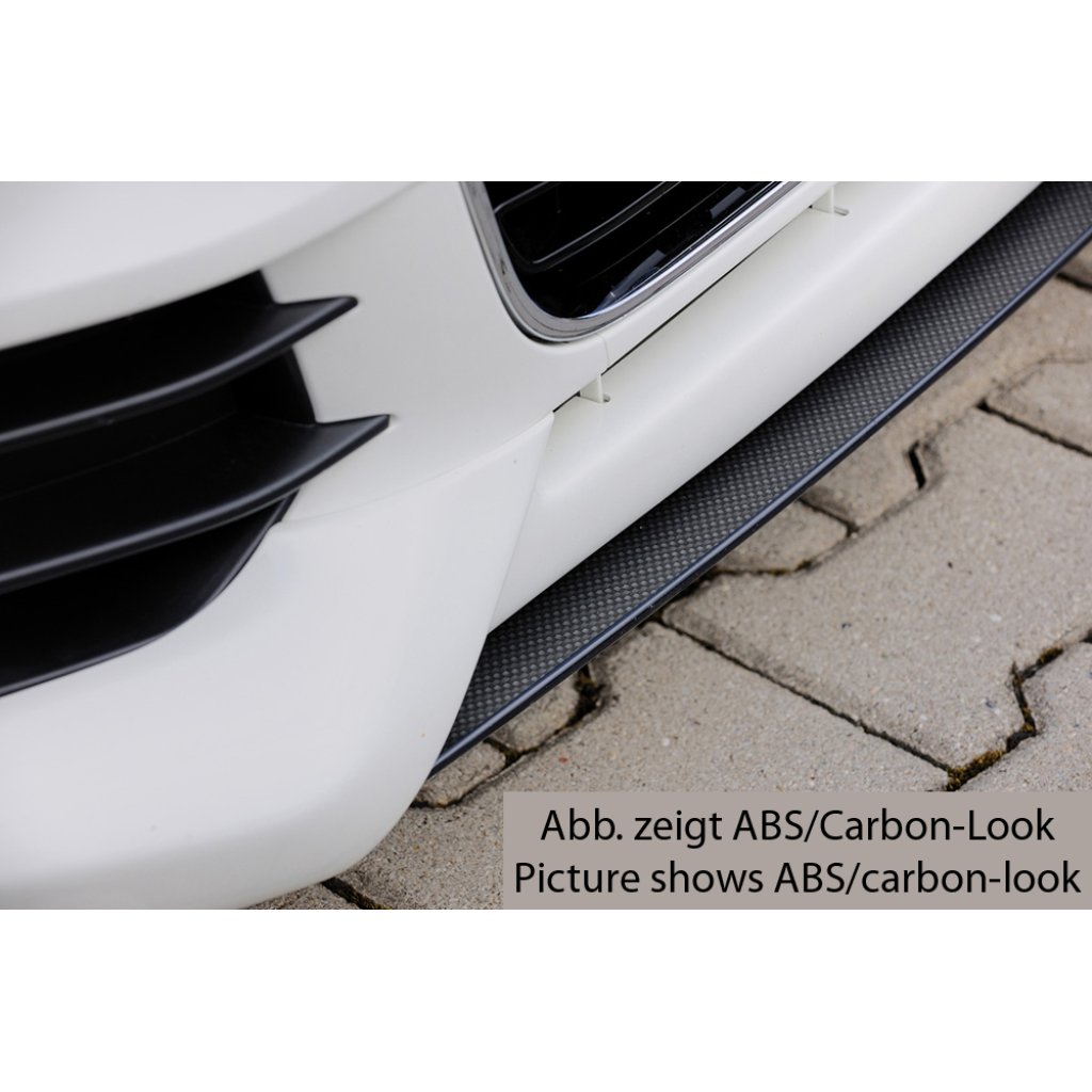 Rieger lipa pod přední nárazník Rieger pro Audi A1 8X 3-dvéř., 5-dvéř. (sportback) před faceliftem, 08/10-12/14, plast ABS bez povrchové úpravy